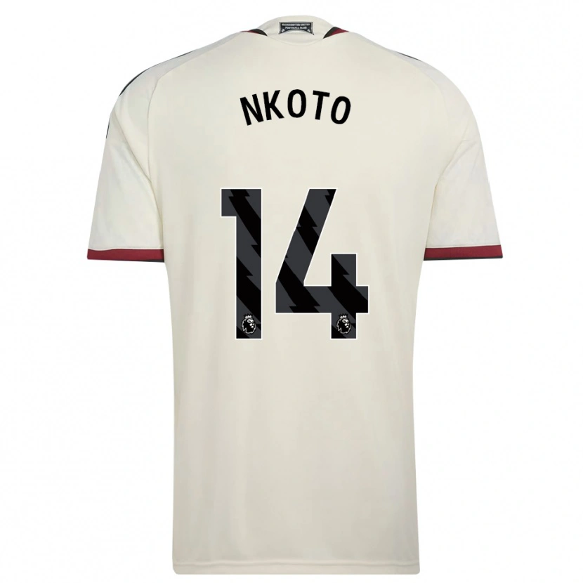 Danxen Heren Bassirou Nkoto #14 Beige Zwart Rood Thuisshirt Derde Tenue 2026/27 T-Shirt België