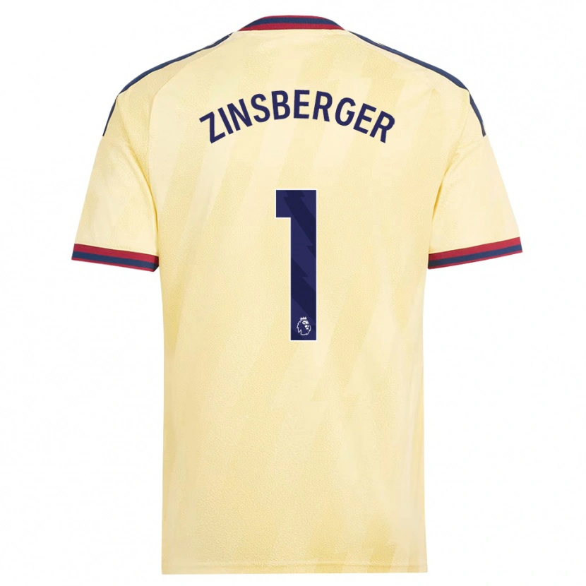 Danxen Heren Manuela Zinsberger #1 Licht Geel Middernachtblauw Thuisshirt Derde Tenue 2026/27 T-Shirt België