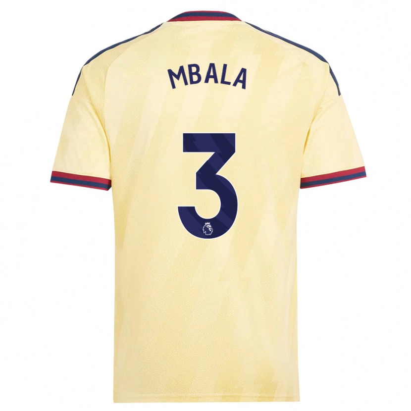Danxen Heren Elyon Mbala #3 Licht Geel Middernachtblauw Thuisshirt Derde Tenue 2026/27 T-Shirt België