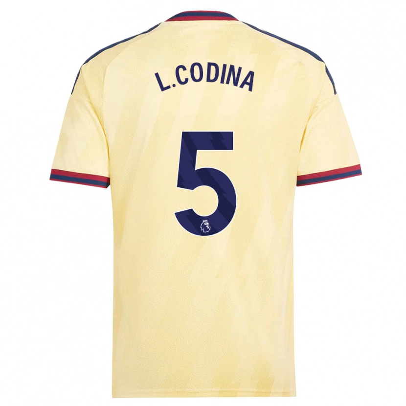 Danxen Heren Laia Codina #5 Licht Geel Middernachtblauw Thuisshirt Derde Tenue 2026/27 T-Shirt België