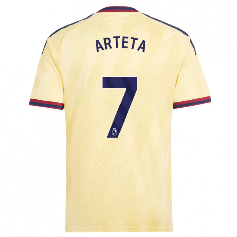Danxen Heren Gabriel Arteta #7 Licht Geel Middernachtblauw Thuisshirt Derde Tenue 2026/27 T-Shirt België