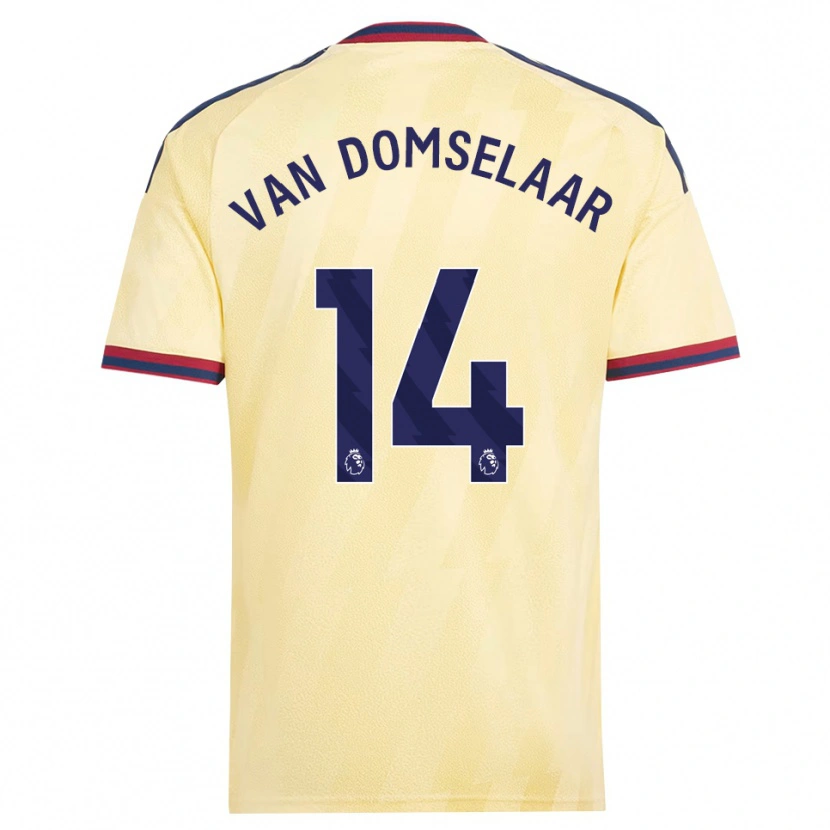 Danxen Heren Daphne Van Domselaar #14 Licht Geel Middernachtblauw Thuisshirt Derde Tenue 2026/27 T-Shirt België