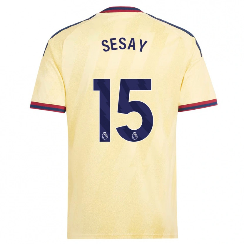Danxen Heren Joshua Sesay #15 Licht Geel Middernachtblauw Thuisshirt Derde Tenue 2026/27 T-Shirt België