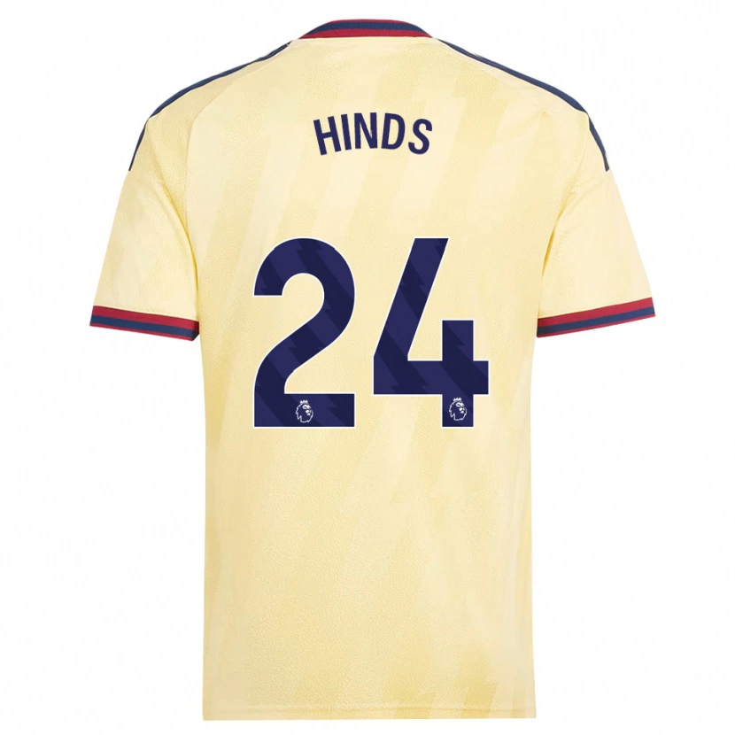 Danxen Heren Taylor Hinds #24 Licht Geel Middernachtblauw Thuisshirt Derde Tenue 2026/27 T-Shirt België