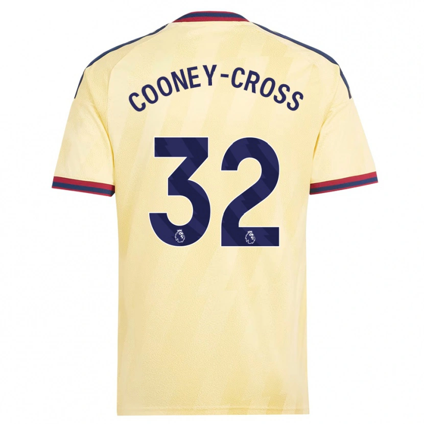 Danxen Heren Kyra Cooney-Cross #32 Licht Geel Middernachtblauw Thuisshirt Derde Tenue 2026/27 T-Shirt België