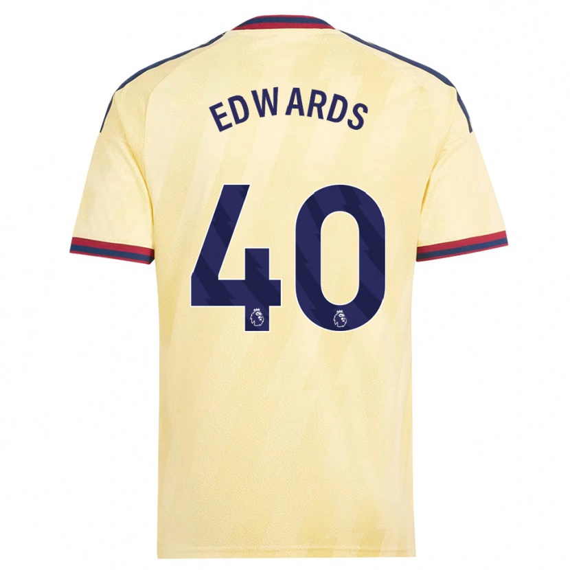 Danxen Heren Khayon Edwards #40 Licht Geel Middernachtblauw Thuisshirt Derde Tenue 2026/27 T-Shirt België