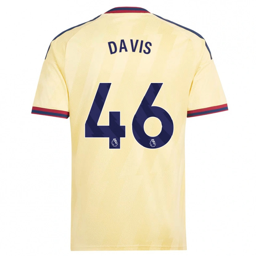 Danxen Heren Timi Davis #46 Licht Geel Middernachtblauw Thuisshirt Derde Tenue 2026/27 T-Shirt België