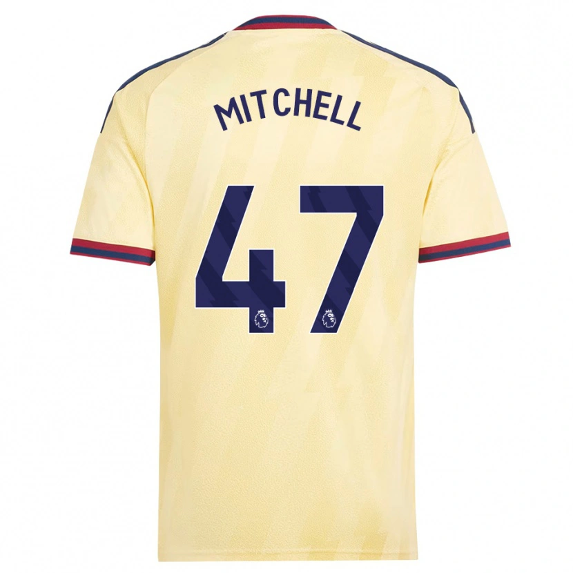 Danxen Heren Remy Mitchell #47 Licht Geel Middernachtblauw Thuisshirt Derde Tenue 2026/27 T-Shirt België