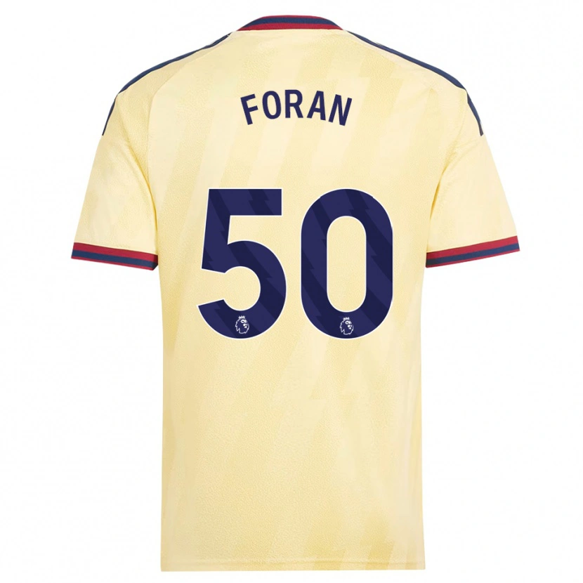 Danxen Heren Taylor Foran #50 Licht Geel Middernachtblauw Thuisshirt Derde Tenue 2026/27 T-Shirt België