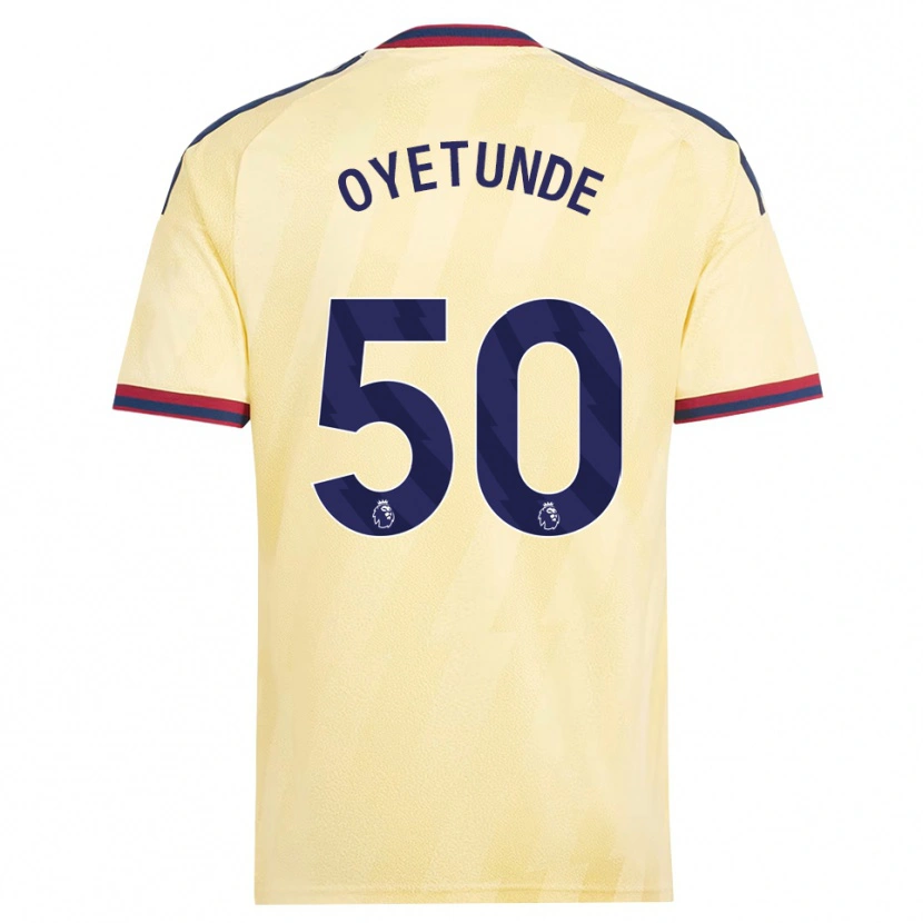 Danxen Heren Daniel Oyetunde #50 Licht Geel Middernachtblauw Thuisshirt Derde Tenue 2026/27 T-Shirt België