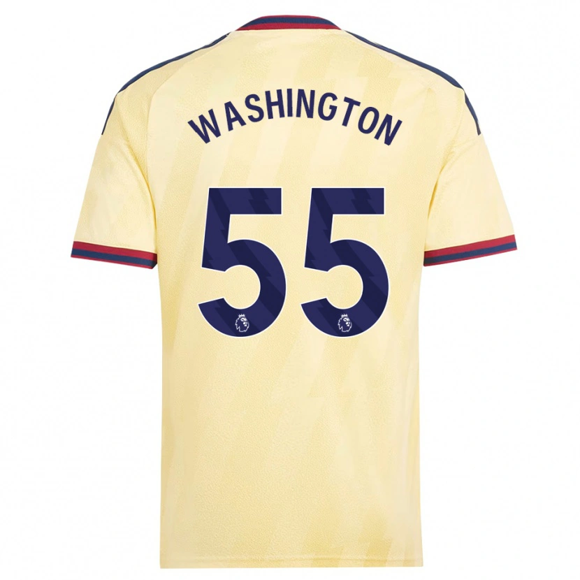 Danxen Heren Marcell Washington #55 Licht Geel Middernachtblauw Thuisshirt Derde Tenue 2026/27 T-Shirt België