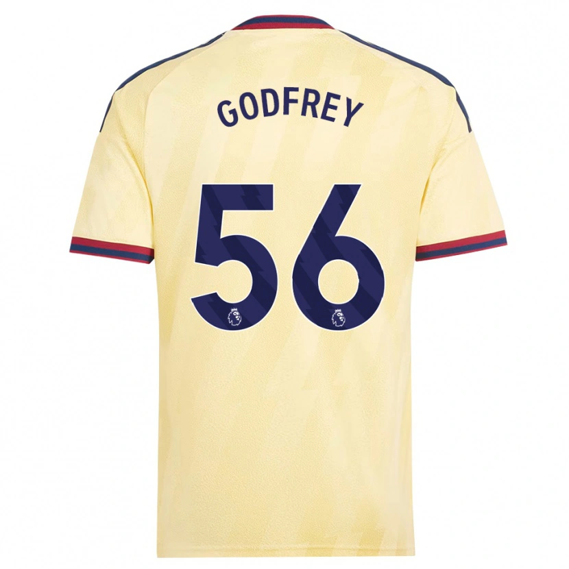 Danxen Heren Freya Godfrey #56 Licht Geel Middernachtblauw Thuisshirt Derde Tenue 2026/27 T-Shirt België