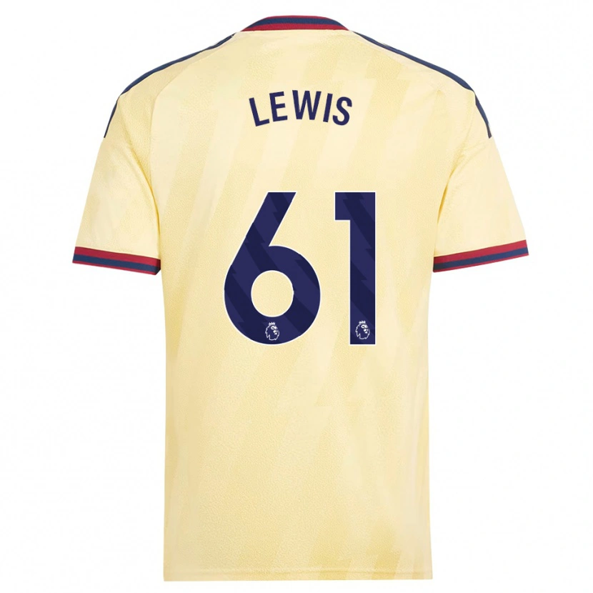 Danxen Heren George Lewis #61 Licht Geel Middernachtblauw Thuisshirt Derde Tenue 2026/27 T-Shirt België