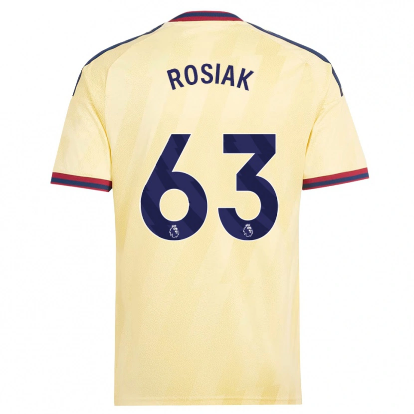 Danxen Heren Michal Rosiak #63 Licht Geel Middernachtblauw Thuisshirt Derde Tenue 2026/27 T-Shirt België