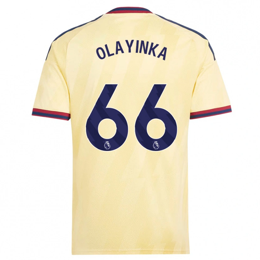 Danxen Heren James Olayinka #66 Licht Geel Middernachtblauw Thuisshirt Derde Tenue 2026/27 T-Shirt België