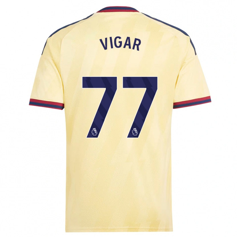 Danxen Heren Billy Vigar #77 Licht Geel Middernachtblauw Thuisshirt Derde Tenue 2026/27 T-Shirt België