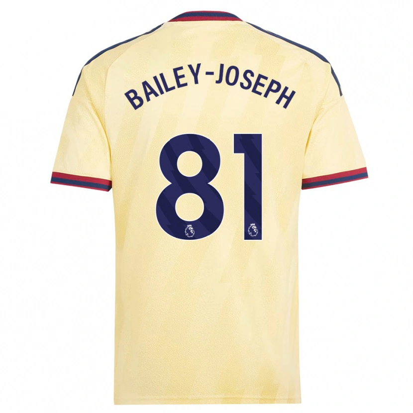Danxen Heren Brando Bailey-Joseph #81 Licht Geel Middernachtblauw Thuisshirt Derde Tenue 2026/27 T-Shirt België