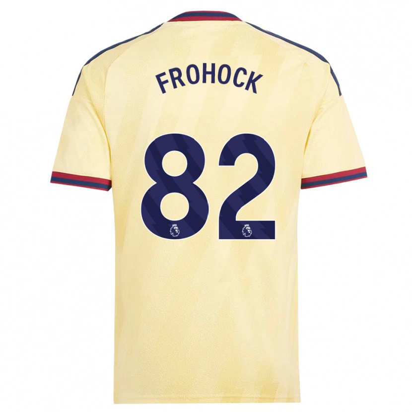 Danxen Heren Marley Frohock #82 Licht Geel Middernachtblauw Thuisshirt Derde Tenue 2026/27 T-Shirt België