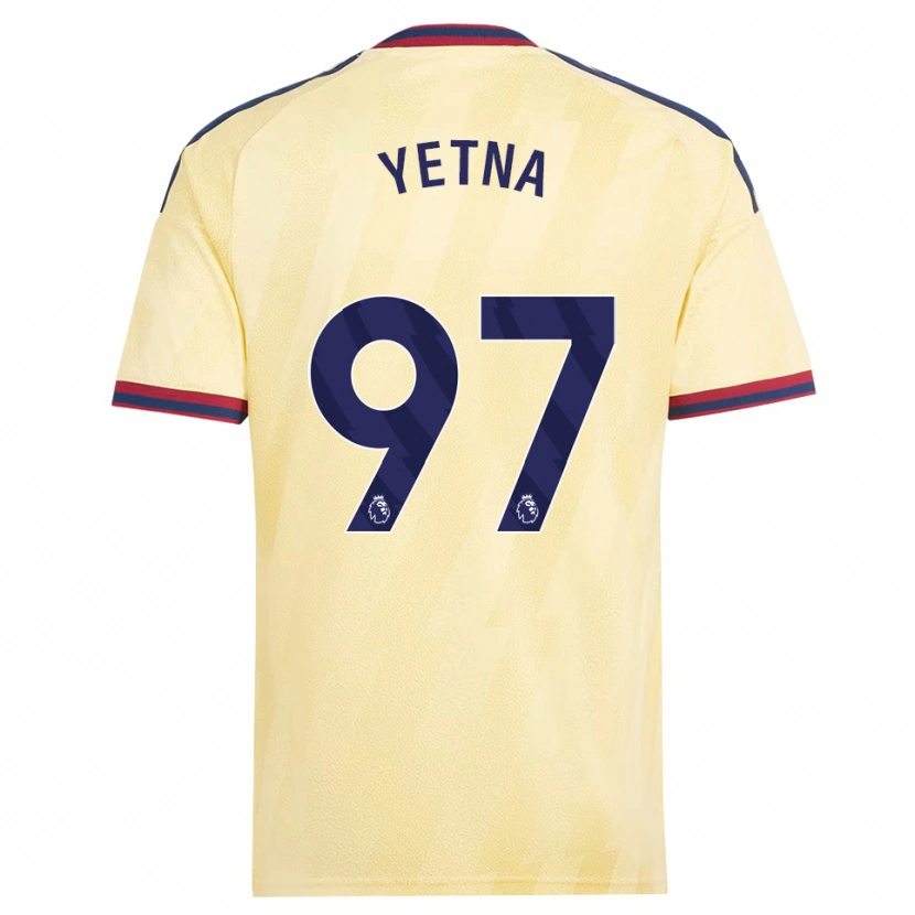 Danxen Heren Mikael Yetna #97 Licht Geel Middernachtblauw Thuisshirt Derde Tenue 2026/27 T-Shirt België