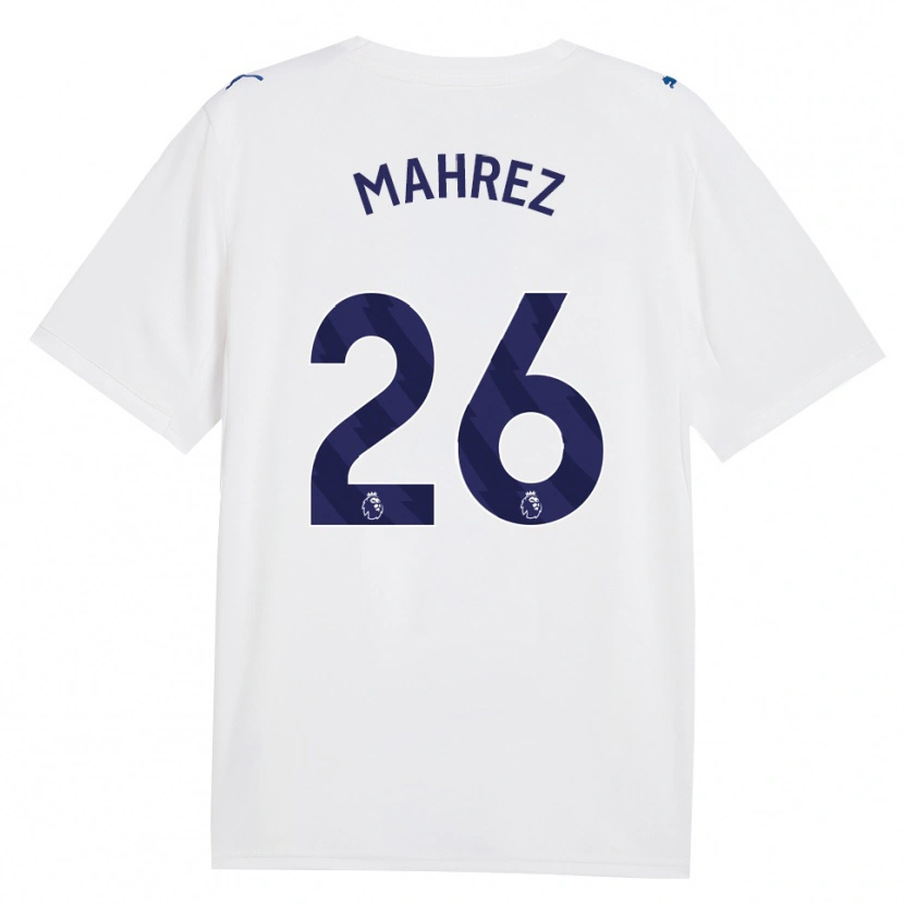 Danxen Heren Riyad Mahrez #26 Marine Wit Thuisshirt Derde Tenue 2026/27 T-Shirt België