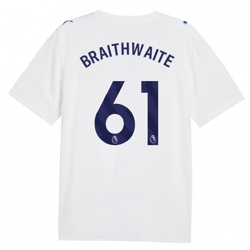 Danxen Heren Kaden Braithwaite #61 Marine Wit Thuisshirt Derde Tenue 2026/27 T-Shirt België
