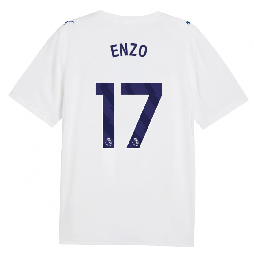 Danxen Heren Enzo Fernández #17 Marine Wit Thuisshirt Derde Tenue 2026/27 T-Shirt België