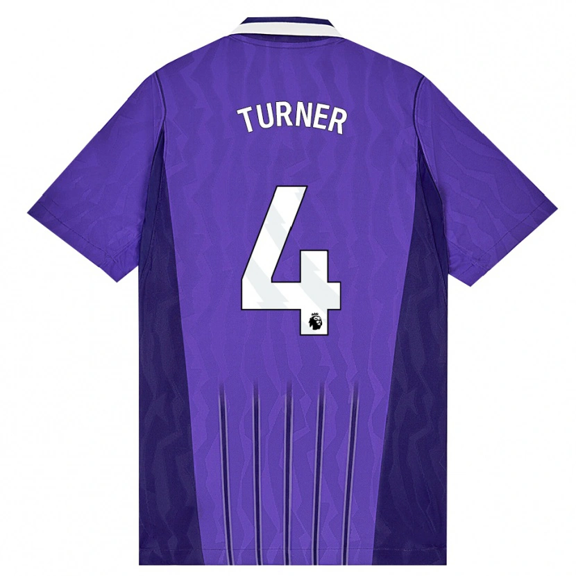 Danxen Heren Amy Turner #4 Paars Wit Thuisshirt Derde Tenue 2026/27 T-Shirt België