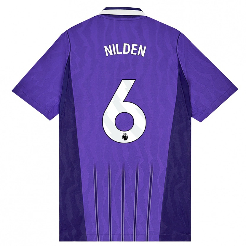 Danxen Heren Amanda Nildén #6 Paars Wit Thuisshirt Derde Tenue 2026/27 T-Shirt België