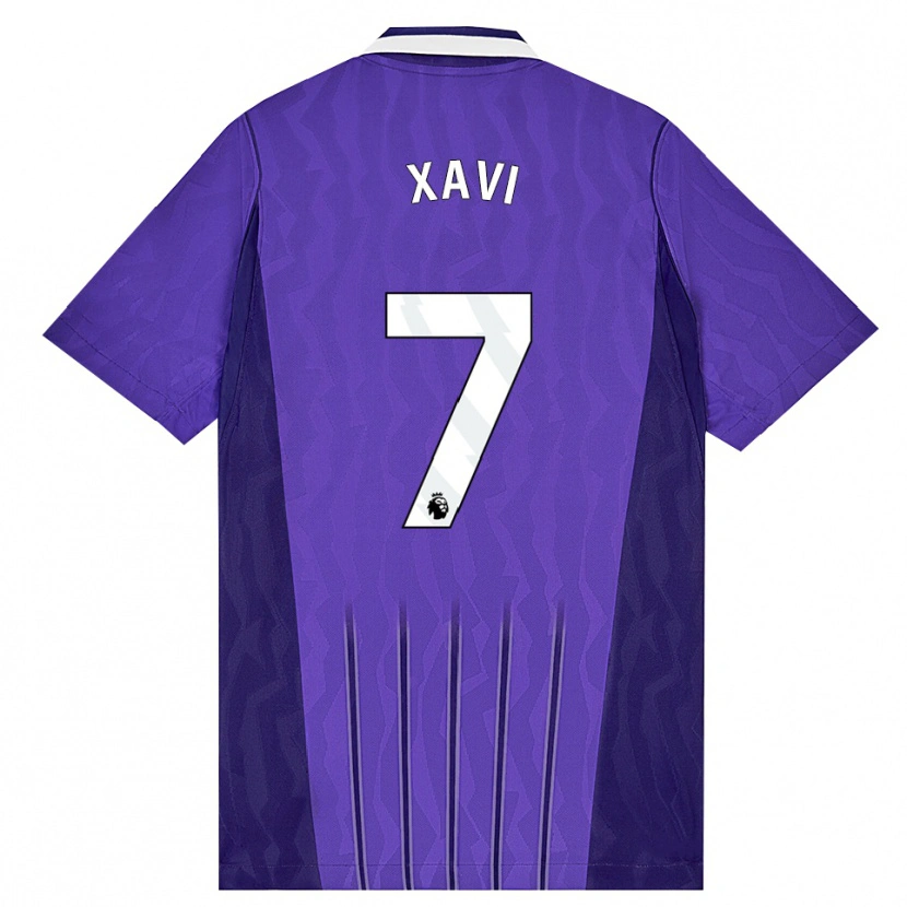 Danxen Heren Xavi Simons #7 Paars Wit Thuisshirt Derde Tenue 2026/27 T-Shirt België