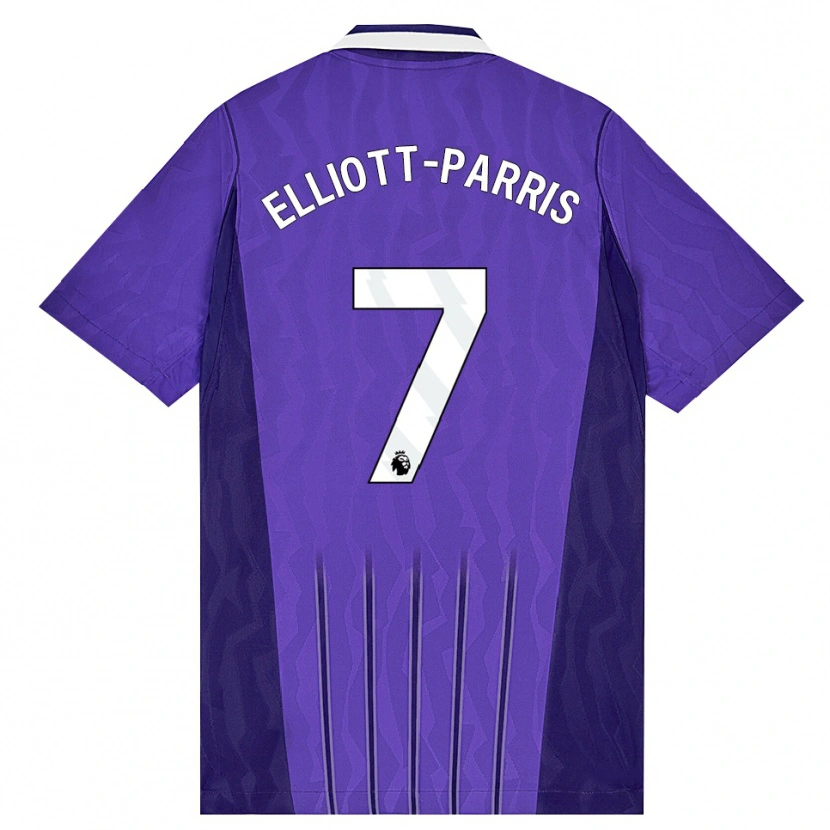 Danxen Heren Reiss Elliott-Parris #7 Paars Wit Thuisshirt Derde Tenue 2026/27 T-Shirt België