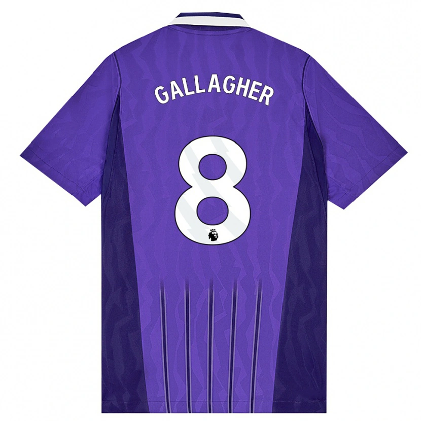 Danxen Heren Conor Gallagher #8 Paars Wit Thuisshirt Derde Tenue 2026/27 T-Shirt België