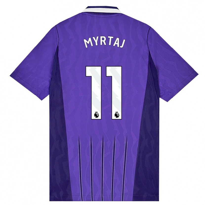 Danxen Heren Leon Myrtaj #11 Paars Wit Thuisshirt Derde Tenue 2026/27 T-Shirt België