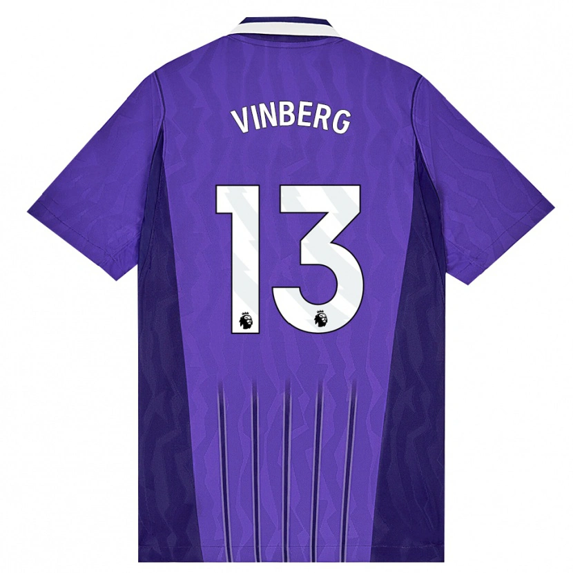 Danxen Heren Matilda Vinberg #13 Paars Wit Thuisshirt Derde Tenue 2026/27 T-Shirt België