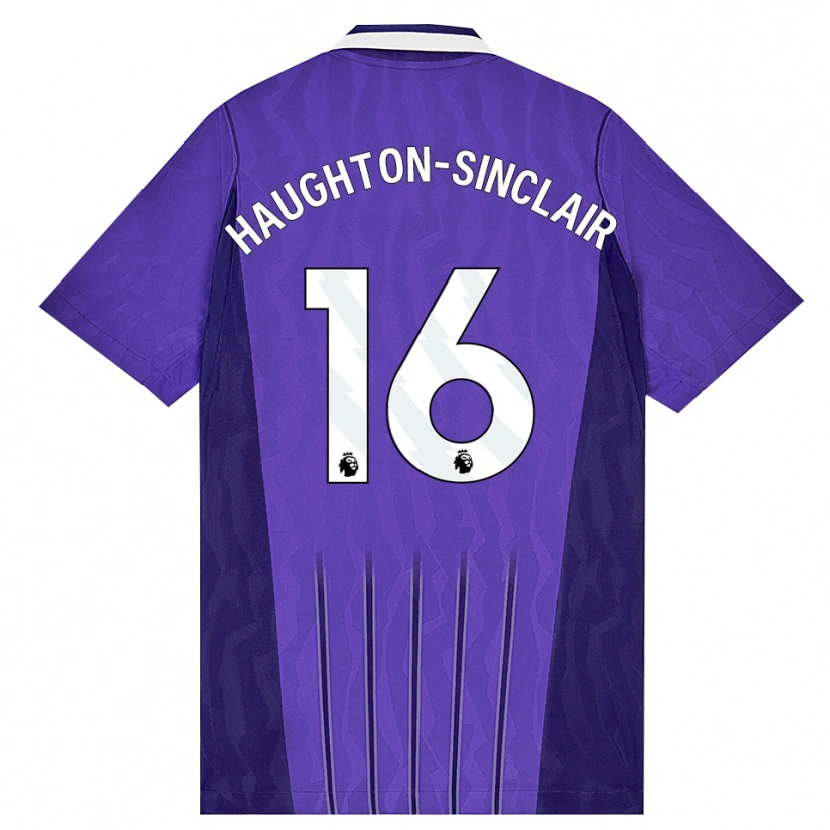 Danxen Heren Ashiah Haughton-Sinclair #16 Paars Wit Thuisshirt Derde Tenue 2026/27 T-Shirt België