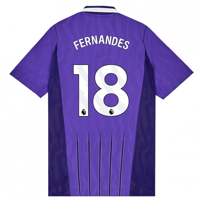 Danxen Heren Mateus Fernandes #18 Paars Wit Thuisshirt Derde Tenue 2026/27 T-Shirt België