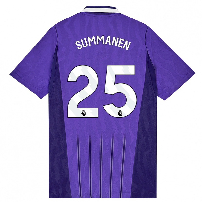Danxen Heren Eveliina Summanen #25 Paars Wit Thuisshirt Derde Tenue 2026/27 T-Shirt België