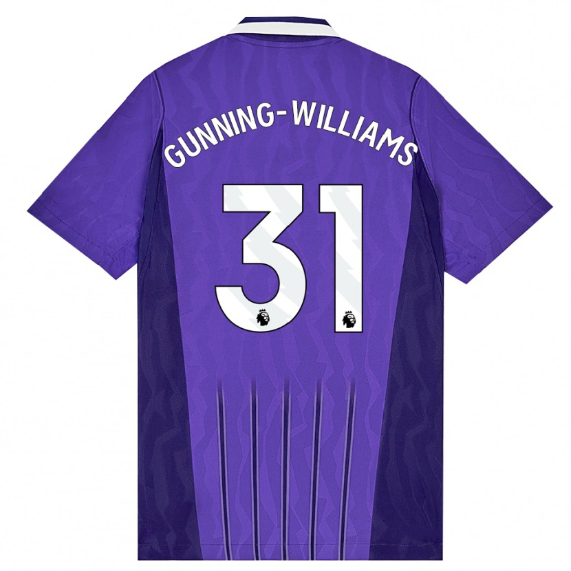 Danxen Heren Lenna Gunning-Williams #31 Paars Wit Thuisshirt Derde Tenue 2026/27 T-Shirt België