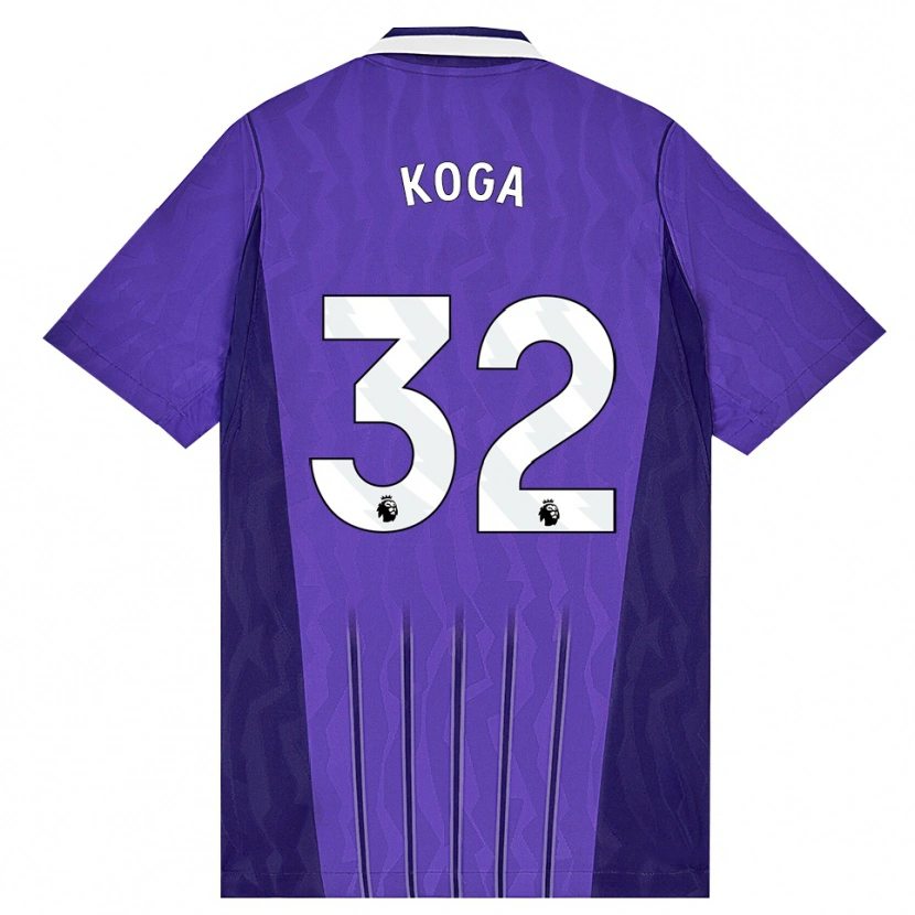 Danxen Heren Tōko Koga #32 Paars Wit Thuisshirt Derde Tenue 2026/27 T-Shirt België