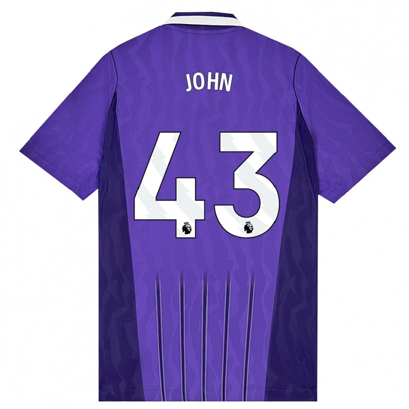 Danxen Heren Nile John #43 Paars Wit Thuisshirt Derde Tenue 2026/27 T-Shirt België