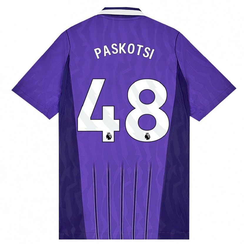 Danxen Heren Maksim Paskotsi #48 Paars Wit Thuisshirt Derde Tenue 2026/27 T-Shirt België