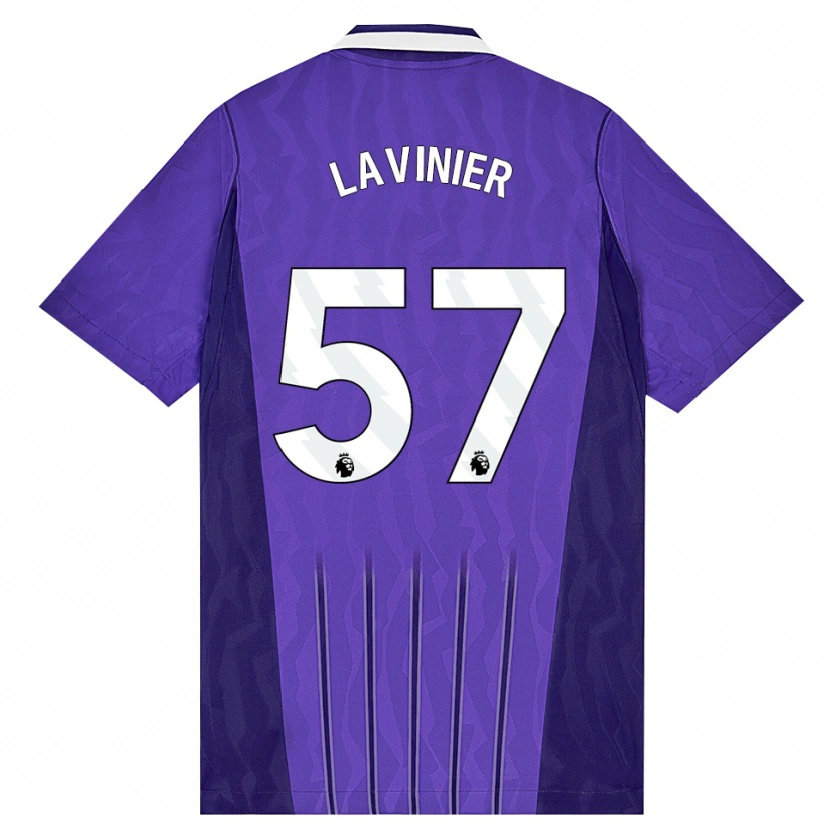 Danxen Heren Marcel Lavinier #57 Paars Wit Thuisshirt Derde Tenue 2026/27 T-Shirt België