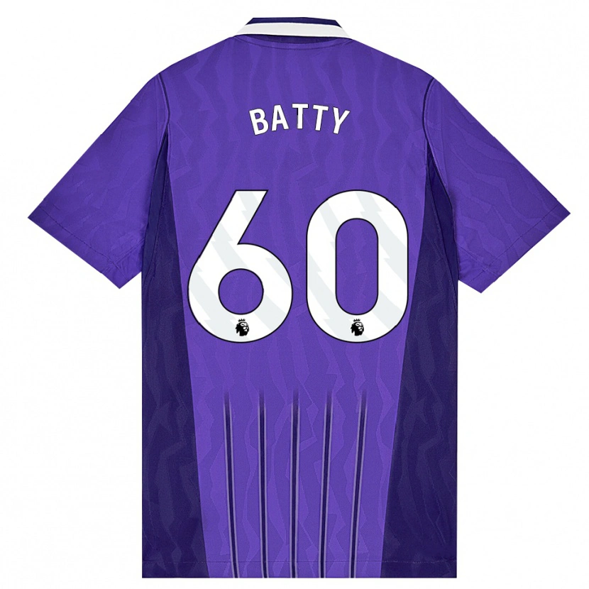 Danxen Heren Dan Batty #60 Paars Wit Thuisshirt Derde Tenue 2026/27 T-Shirt België
