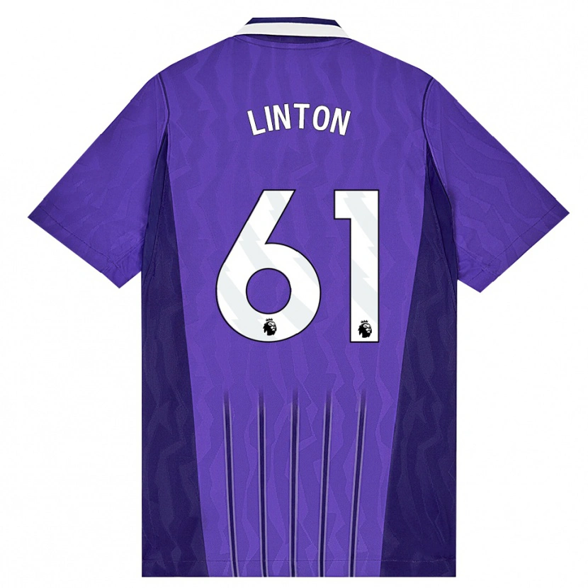 Danxen Heren Jahziah Linton #61 Paars Wit Thuisshirt Derde Tenue 2026/27 T-Shirt België
