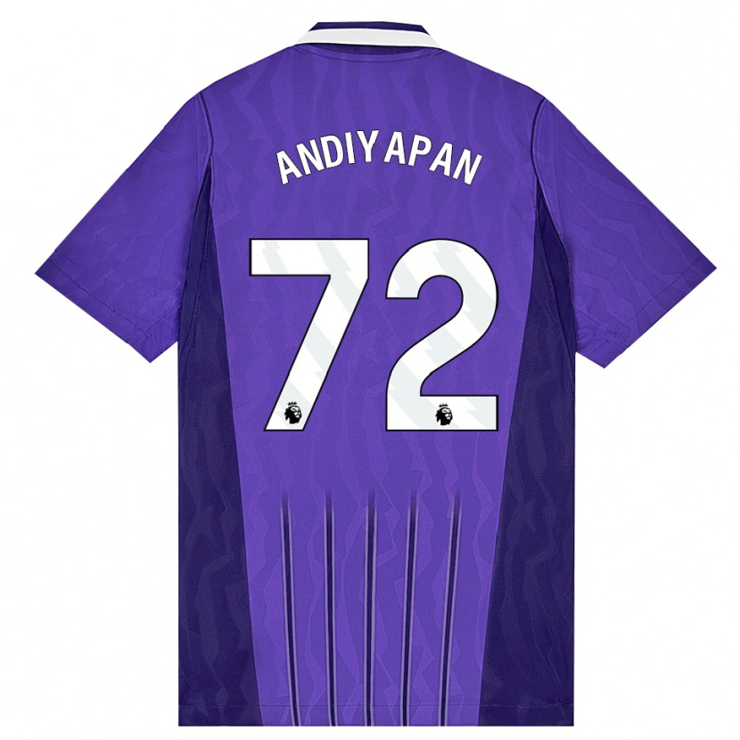 Danxen Heren William Andiyapan #72 Paars Wit Thuisshirt Derde Tenue 2026/27 T-Shirt België