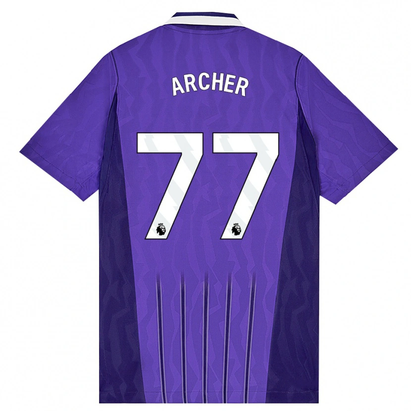 Danxen Heren Samual Archer #77 Paars Wit Thuisshirt Derde Tenue 2026/27 T-Shirt België