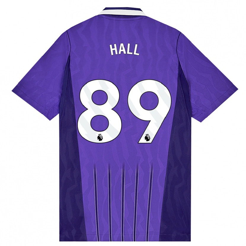 Danxen Heren Tye Hall #89 Paars Wit Thuisshirt Derde Tenue 2026/27 T-Shirt België