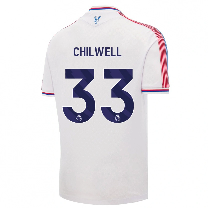Danxen Heren Ben Chilwell #33 Wit Rood Blauw Thuisshirt Thuistenue 2026/27 T-Shirt België