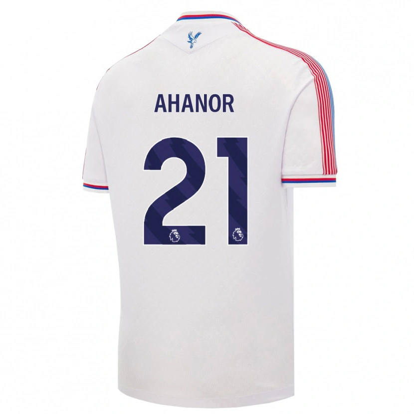 Danxen Heren Honest Ahanor #21 Wit Rood Blauw Thuisshirt Thuistenue 2026/27 T-Shirt België