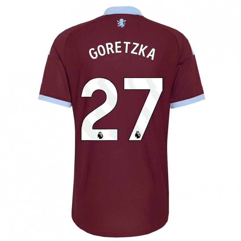 Danxen Heren Leon Goretzka #27 Korenbloemblauw Bordeaux Thuisshirt Thuistenue 2026/27 T-Shirt België