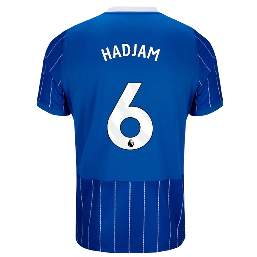 Danxen Heren Jaouen Hadjam #6 Mediumblauw Wit Thuisshirt Thuistenue 2026/27 T-Shirt België